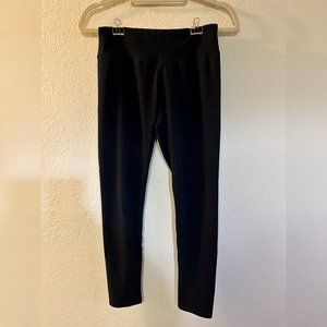AERIE Gently Used - Regular Rise, Full Length, Black Cotton Leggings